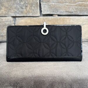 VERA BRADLEY- Black Quilted Women's Wallet